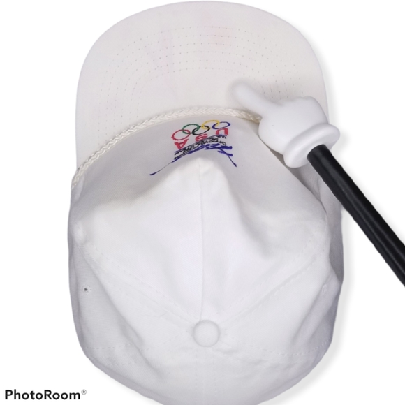 Vintage 90's Barcelona 1992 Olympics USA Team Hilton Promo Hat Dream Team - Picture 6 of 8